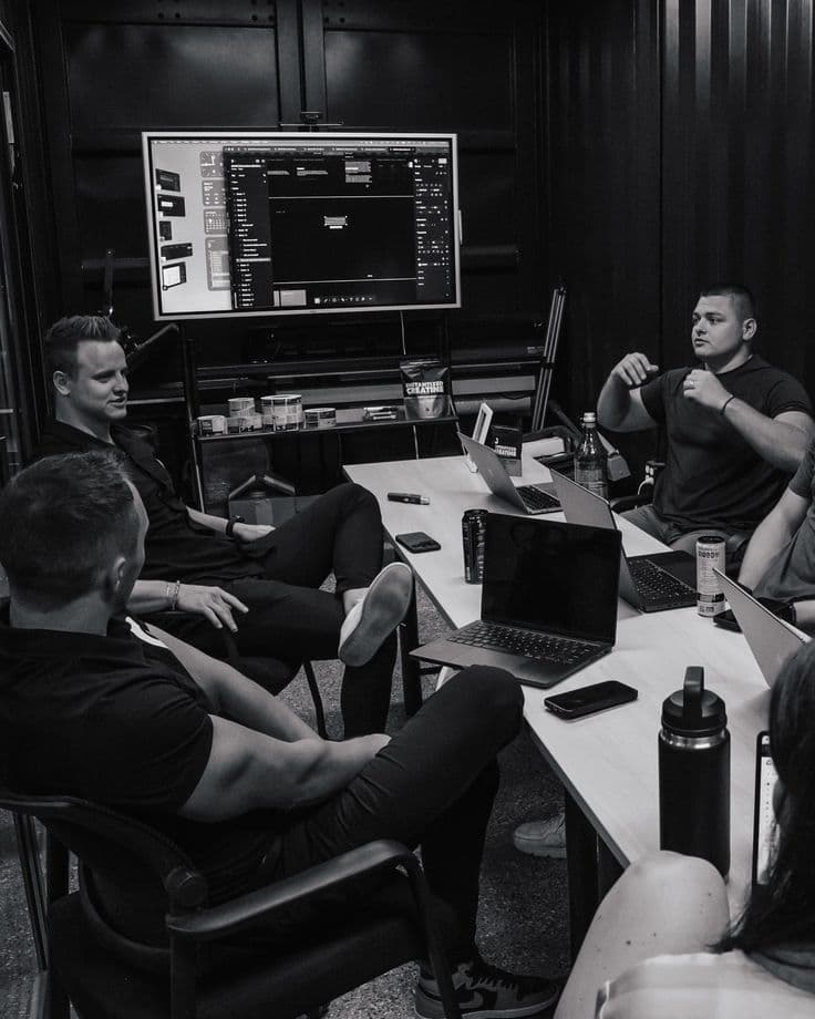 Équipe professionnelle en réunion